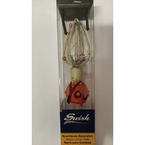 SWISH - BASTONE PER TENDE ESTENSIBILE 90-160 DREAMY AVORIO
