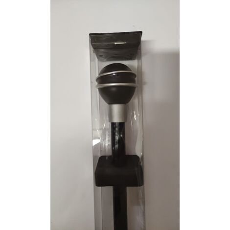 SWISH - BASTONE PER TENDE ESTENSIBILE 90-160CM SERENE NERO