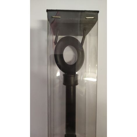 SWISH - BASTONE PER TENDE ESTENSIBILE DA2 A 3.7 METRI ANELLO NERO