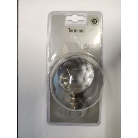 SWISH - FINALE PER BASTONE TENDE DIAMANTE DIAMETRO 22MM
