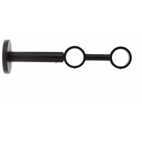 SWISH - SUPPORTO PER DOPPIA ISTALLAZIONEDIAMETRO 20MM NICKEL BLACK