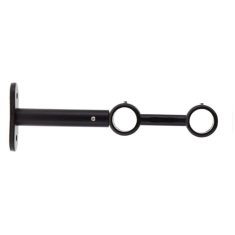 SWISH - SUPPORTO PER TENDA A DOPPIA ISTALLAZIONE Ø20MM - COLORE NERO OPACO