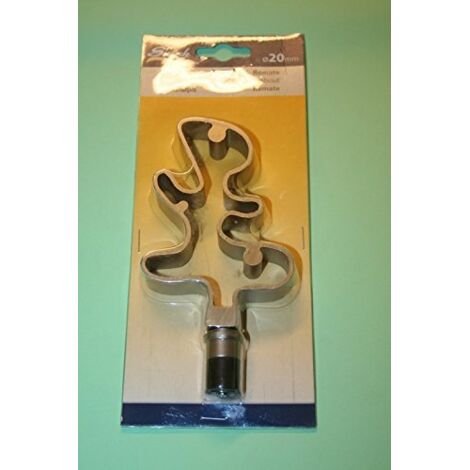 SWISH - TERMINALE/POMOLO PER BASTONI TENDE IN ACCIAIO NICKEL SATINATO NASTRO D.20 MM