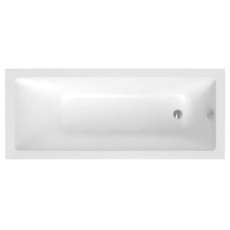 Swiss Aqua Technologies Aurum 160x80 cm baignoire rectangulaire en acrylique, orientation gauche et droite, sans pieds, blanc (SATVAUR16080)