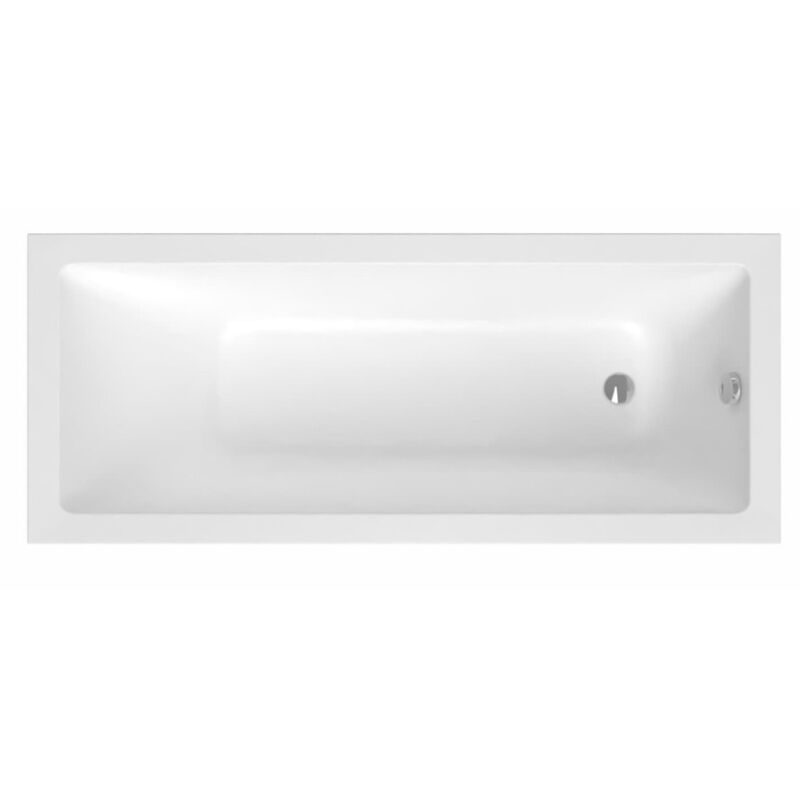 Swiss Aqua Technologies Aurum 170x70 cm baignoire rectangulaire en acrylique, orientation gauche et droite, sans pieds, blanc (SATVAUR170)