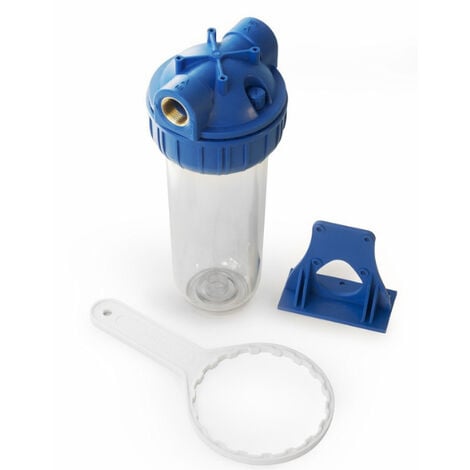 Swiss Aqua Technologies Bol transparent avec raccord en laiton 3/4' pour filtres universels 10' (SATHF34)