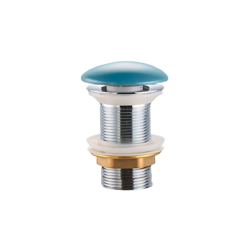 Bonde à écoulement libre Infinitio 5/4 ' sans trop plein pour lavabos et vasques, bleu mat (pzatkalblm) - Swiss Aqua Technologies