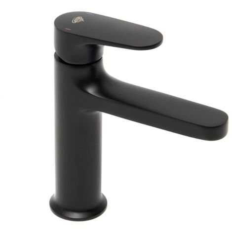 Swiss Aqua Technologies by Siko Mitigeur de lavabo sans tirette ni vidage, noir mat (SATBSDA271PC)