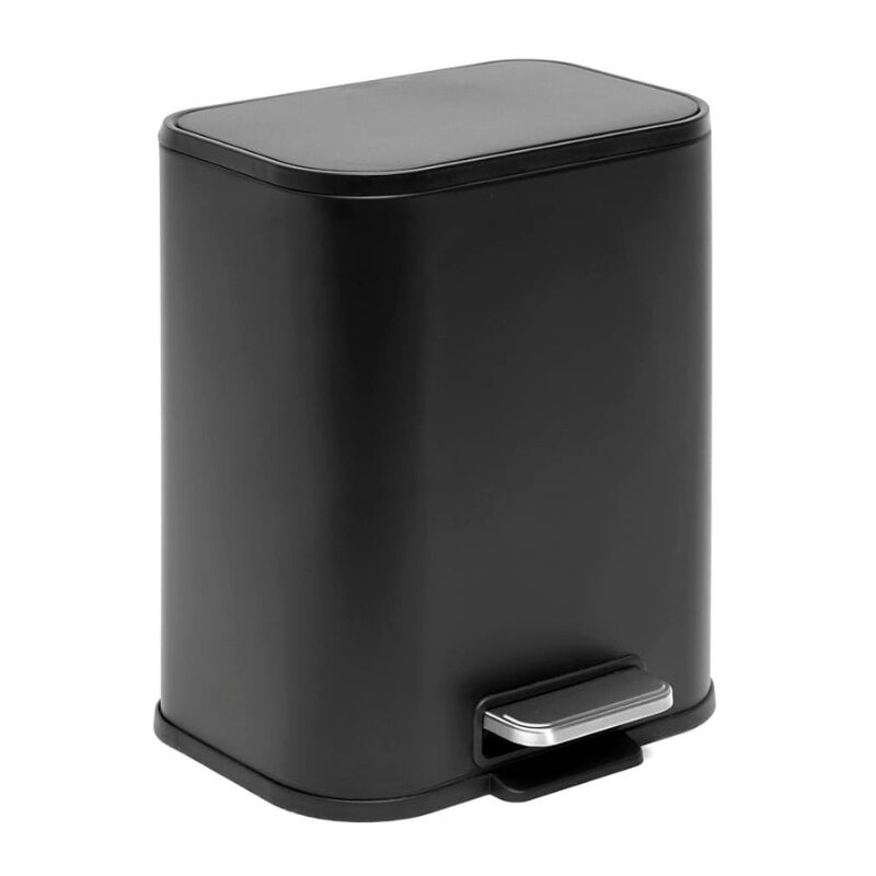 Swiss Aqua Technologies by Siko Poubelle à pédale 5L 29,1 x 24 x 19,4cm, noir (SATDKOSO5C)