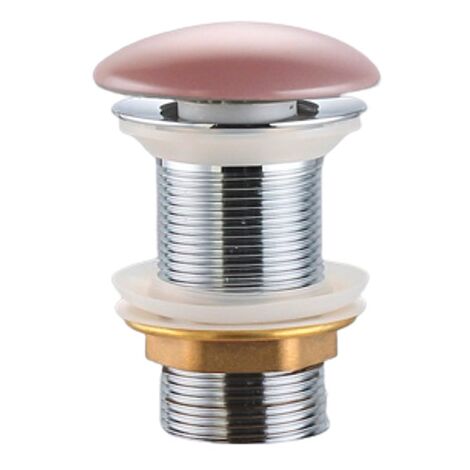 Swiss Aqua Technologies Desagüe de flujo libre Infinitio de 5/4 pulgadas sin rebosadero para lavabos y lavamanos, rosa mate (PZATKAPM)