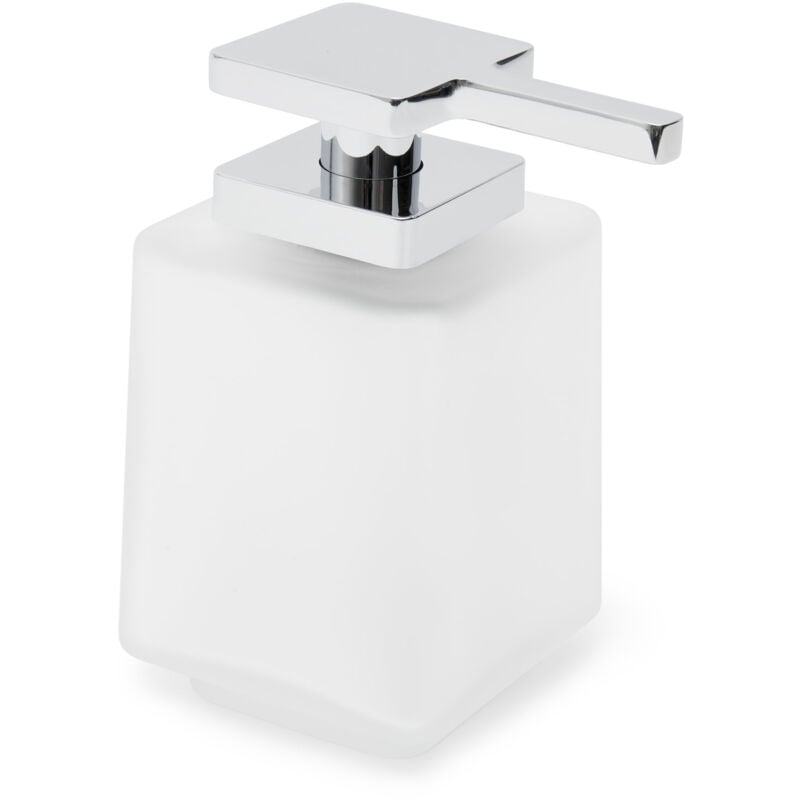 Distributeur de savon sat Evolution s chrome/verre (satdevosdav) - Swiss Aqua Technologies