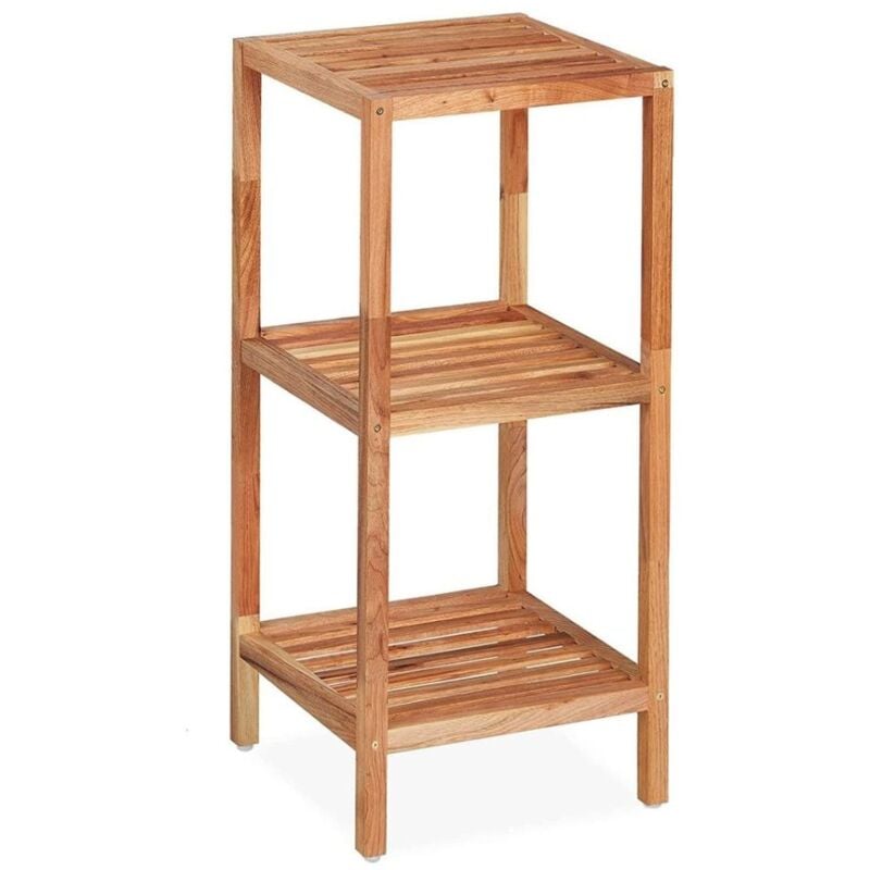 Etagère sur pied Naturel Home 36x79x36 cm, bois (HOMEREG3) - Swiss Aqua Technologies