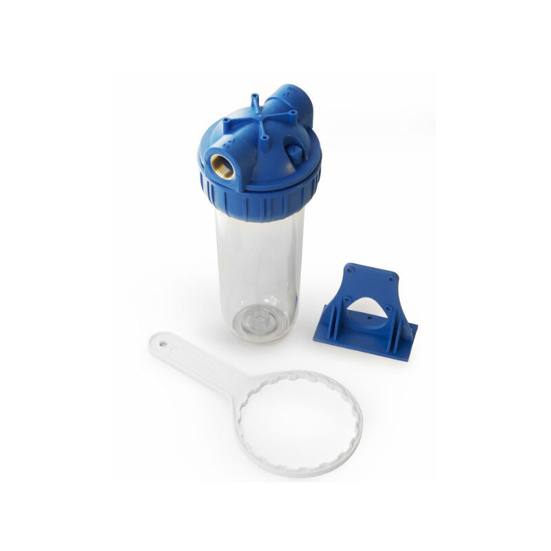 Swiss Aqua Technologies Bol transparent avec raccord en laiton 3/4' pour filtres universels 10' (SATHF34)