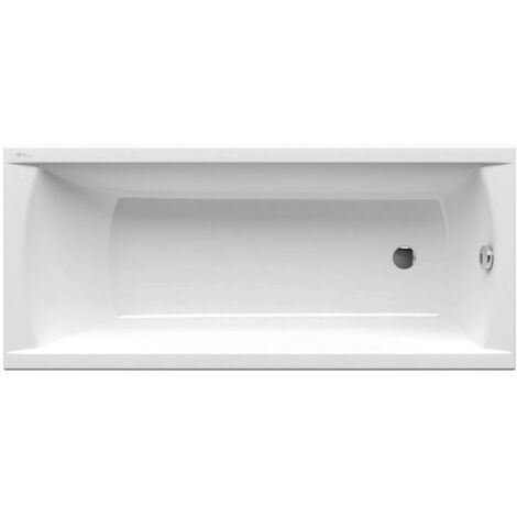 Swiss Aqua Technologies Fusion Platzsparende Badewanne aus Acryl, 150 x 70 cm, Weiß (SIKOVR150)