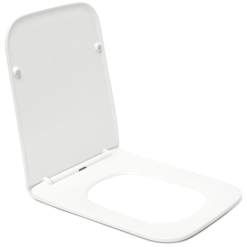 Infinitio Abattant de wc rectangulaire, Avec frein de chute, blanc (SATINFP12) - Swiss Aqua Technologies