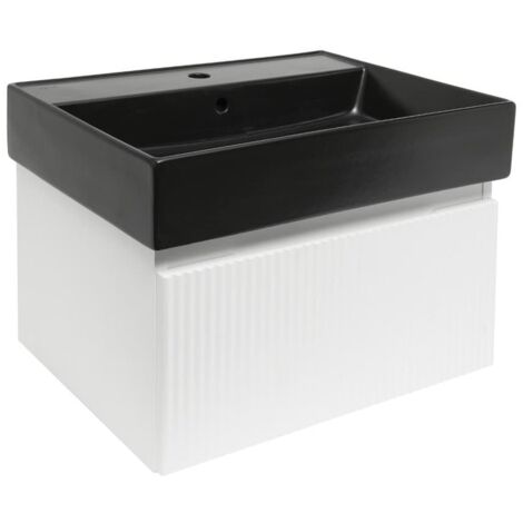 Swiss Aqua Technologies Mobile da bagno con lavabo SAT Evolution 58x30x44,8 cm bianco opaco (SATEVO60WMU2B)