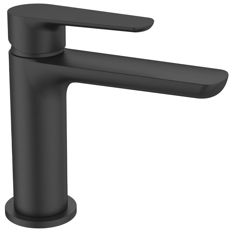 Swiss Aqua Technologies - Mood mitigeur lavabo avec levier sans tirette, G3/8, Noir mat (SATBSMOOD271C)