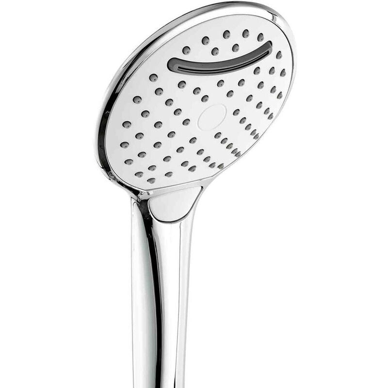 Pommeau de douche, 3 fonctions, cascade, chrome (ndsatrs) - Swiss Aqua Technologies