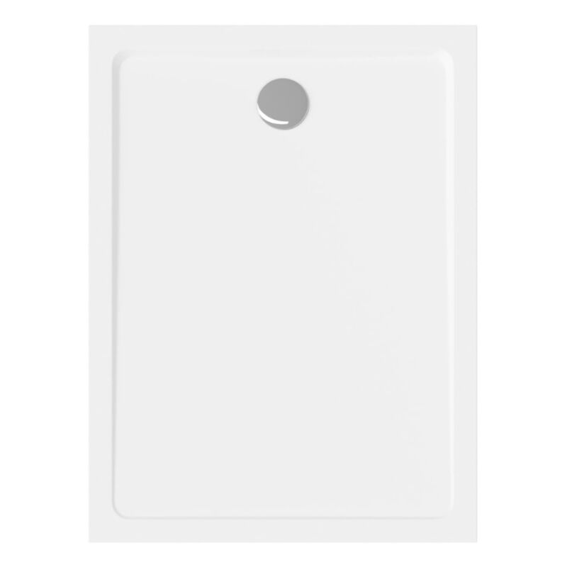 Project by Siko Receveur de douche rectangulaire 140x90 cm marbre coulé, blanc (SATSVPRO14090) - Swiss Aqua Technologies