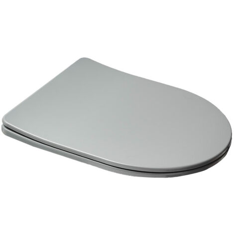 Swiss Aqua Technologies Sedile con chiusura morbida per WC sospeso Infinitio, grigio opaco (Sedile-GrigioInfinitio)