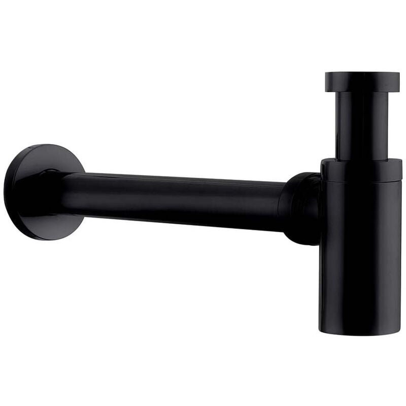 Siphon pour lavabo laiton noir mat (sifmbl) - Swiss Aqua Technologies