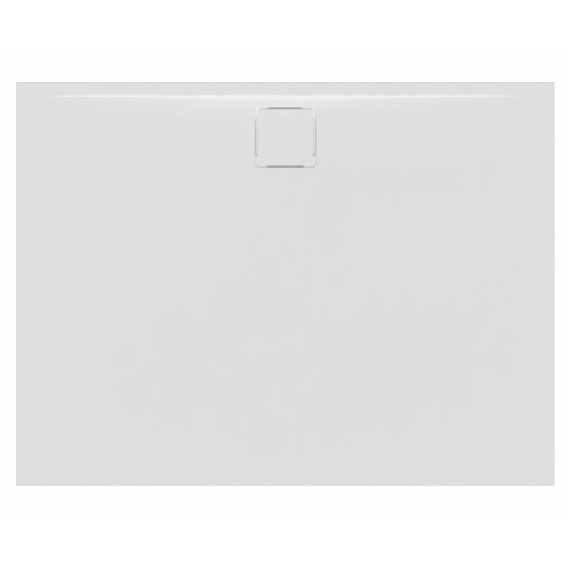 Vision Receveur de douche 120x80cm + Siphon Eslim90. Marbre coulé, blanc (SATSVVI12080B-S) - Swiss Aqua Technologies