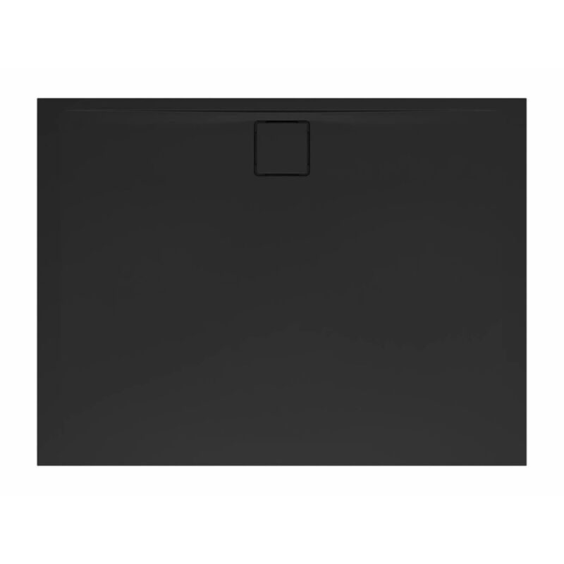 Vision Receveur de douche 120x90cm + Siphon Eslim90. Marbre coulé, noir (SATSVVI12090C-S) - Swiss Aqua Technologies