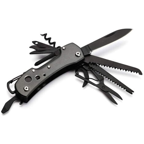 HIASDFLS Swiss Style Multi-Function Pocket Knife - for Everyday Use Including Outdoor Survival Fishing