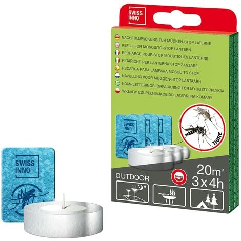 NIUBÓ SWISSINNO Ricariche per Lanterna Stop Zanzare set 12h