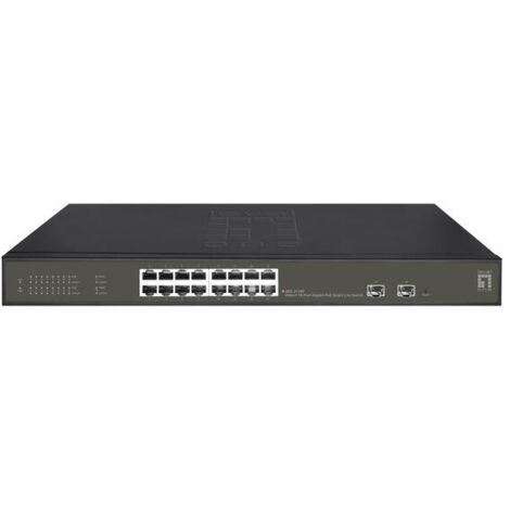 Switch 16x GE GES-2118P 2xGSFP 19 230W 16xPoE+