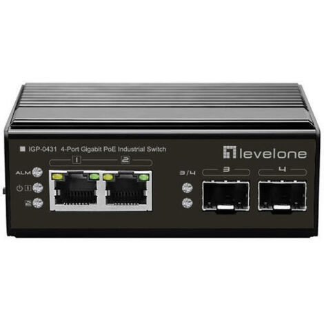 Switch 2x GE IGP-0431 2xGSFP 180W 2xPOE+
