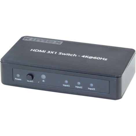 Switch 3 entrées- 1 sortie, HDMI2.0 HDCP2.2, 4K60HZ