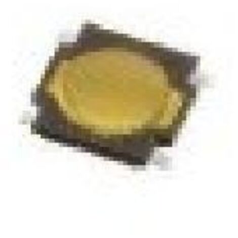 Switch 4 broches carre plat bouton jaune x 10