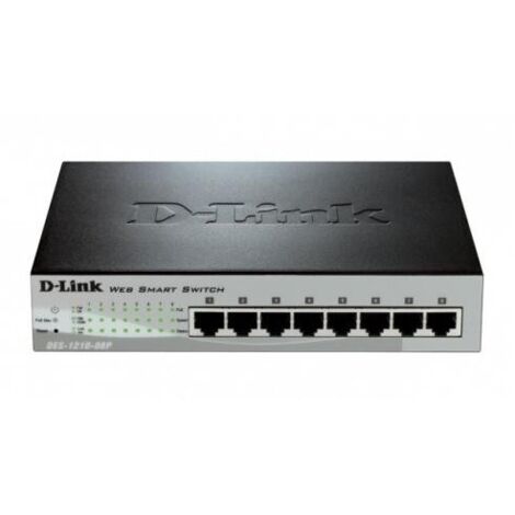 Switch 8 giga poe 65w sfp URMET 1091/8POE
