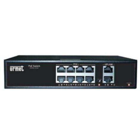 Switch 8 Poe 10/100M + 2 Uplink ( URMET cod. 3000/402 )