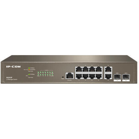 SWITCH  8GEP+2GE+2SFP GIGABIT MANAGABLE TEG5312F IP-COM