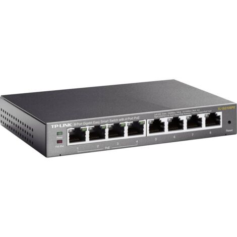 Switch 8P Gigabit Di Cui 4P Poe E Tp-Link Metal Case