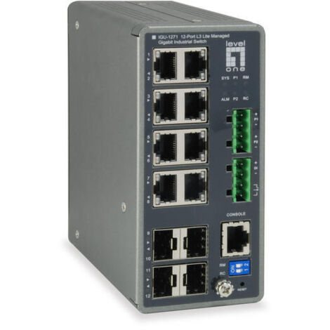Switch 8x GE IGU-1271 4xGSFP 8xPoE