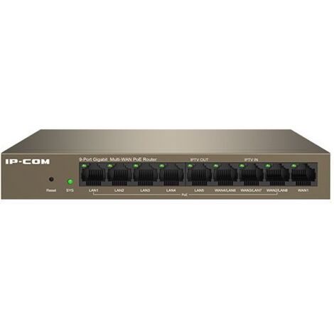 Switch 9p 10/100/1000 Gigabit Gestionable IP-COM / Carcasa metálica / M20-8G-POE