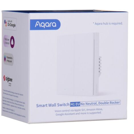 Switch Aqara Smart Wall H1 Doble Sin Neutro
