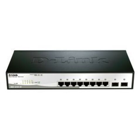 SWITCH D-LINK 10P DGS-1210-10 10/100/1000 2PCb1000BaseT/SFP LAYER2 SMARTIII