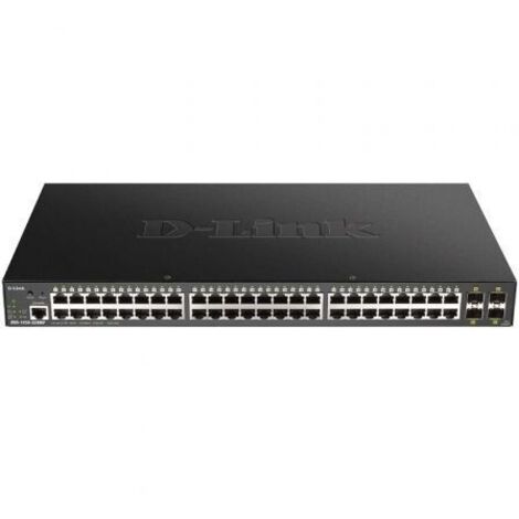 Switch D-Link Smart DGS-1250-52XMP 52 Puertos/ RJ-45 10/100/1000 PoE/ SFP