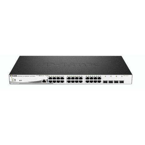 Switch D-Link Smart Plus DGS-1210-28MP 28 Puertos/ RJ-45 10/100/1000 PoE/ SFP