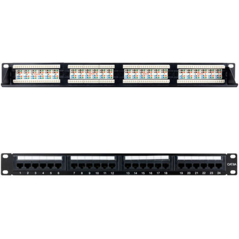 Switch de Armario NANOCABLE 10.21.4124 Negro