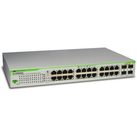 Switch di Rete Allied Telesis AT-GS950 a 24 Porte 10/100/1000TX con Funzionalit� Avanzate