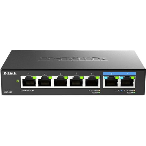 Switch Ethernet D-Link DMS-107/E 5+2 ports V915723