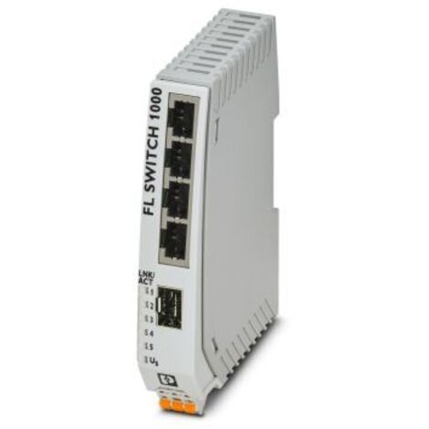 Switch Ethernet Phoenix Contact 4 Ports RJ45, 10/100Mbit/s 24V c.c. ( Prix pour 1 )