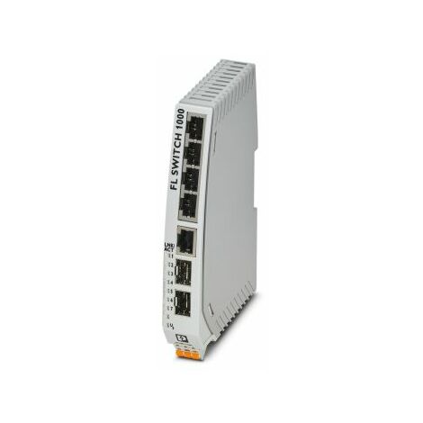 Switch Ethernet Phoenix Contact FL SWITCH 1000 5 Ports RJ45, 10/100Mbit/s, montage Rail DIN 24V c.c. ( Prix pour 1 )