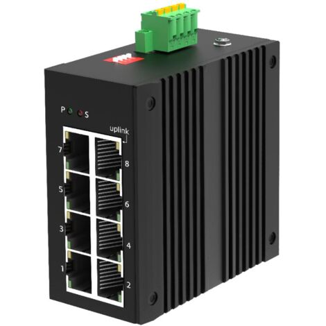 Switch Ethernet RS PRO, 8 ports, RJ-45 ( Prix pour 1 )
