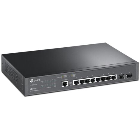 Switch Gestionable TP-Link Omada TL-SG3210 V3 10 Puertos/ RJ-45 10/100/1000/ SFP